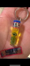 Alien Embryo Specimen keychain Jar Halloween Horror Alien Baby UFO ET Prop
