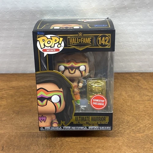 Funko POP! WWE Hall of Fame Ultimate Warrior #142 GameStop Exclusive