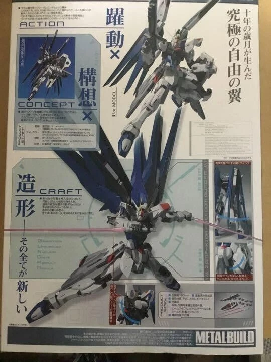 Costruzione in metallo Mobile Suit Gundam SEED Freedom Gundam Bandai - Immagine 2 di 4