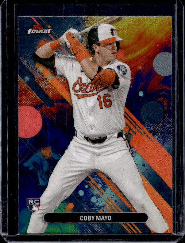 2025 Topps Finest  Coby Mayo #26 (RC) Oil Spill Case Hit