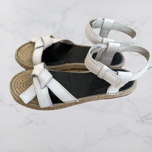LOEWE Gate Sandals Hemp White Size 39 (24.5-25.0cm) Japan [Used] | eBay