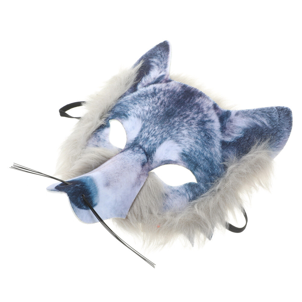 Evember Wolf Masque Adult, Realistic Wolf Masque - Scary