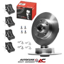 ADATTO RENAULT MEGANE 1.5 DCI MK3 05-11 DISCHI FRENO POSTERIORE E PASTIGLIE BREMBO