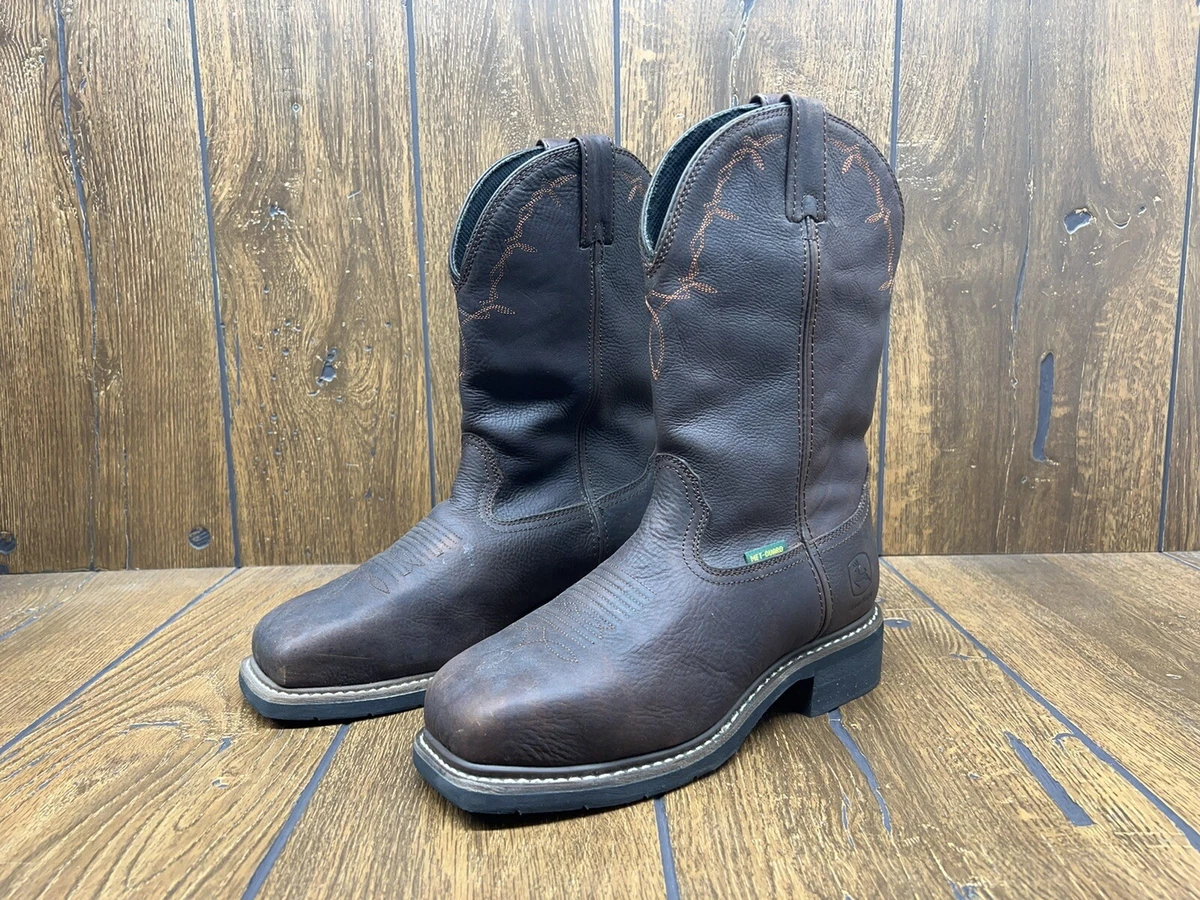 John deere square toe boots hotsell