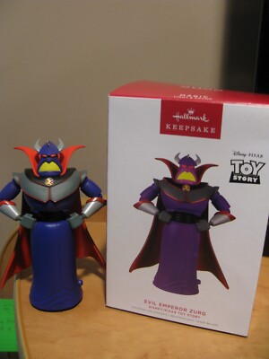 HALLMARK 2022 EVIL EMPEROR ZURG DISNEY/PIXAR TOY STORY MAGIC LIGHT AND SOUND