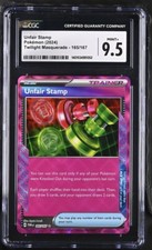 POKEMON Twilight Masquerade #165/167 Unfair Stamp CGC 9.5
