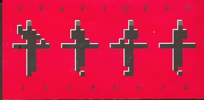 Kraftwerk 3D-Brille vom Metronom Festival Konzert in Tschechien!