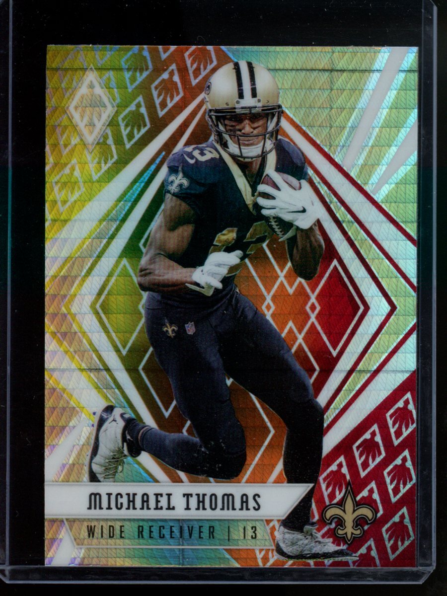 2020 Panini Phoenix Michael Thomas #12 Fire Burst New Orleans Saints