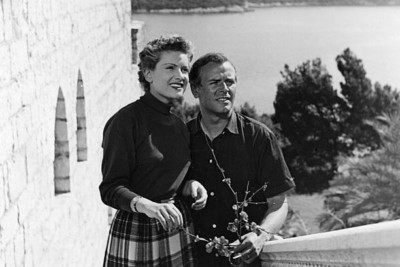 Leuwerik, Ruth Schauspielerin, Deutschland Szene aus Film 'Ein Herz spi- 1953 4x6 Foto