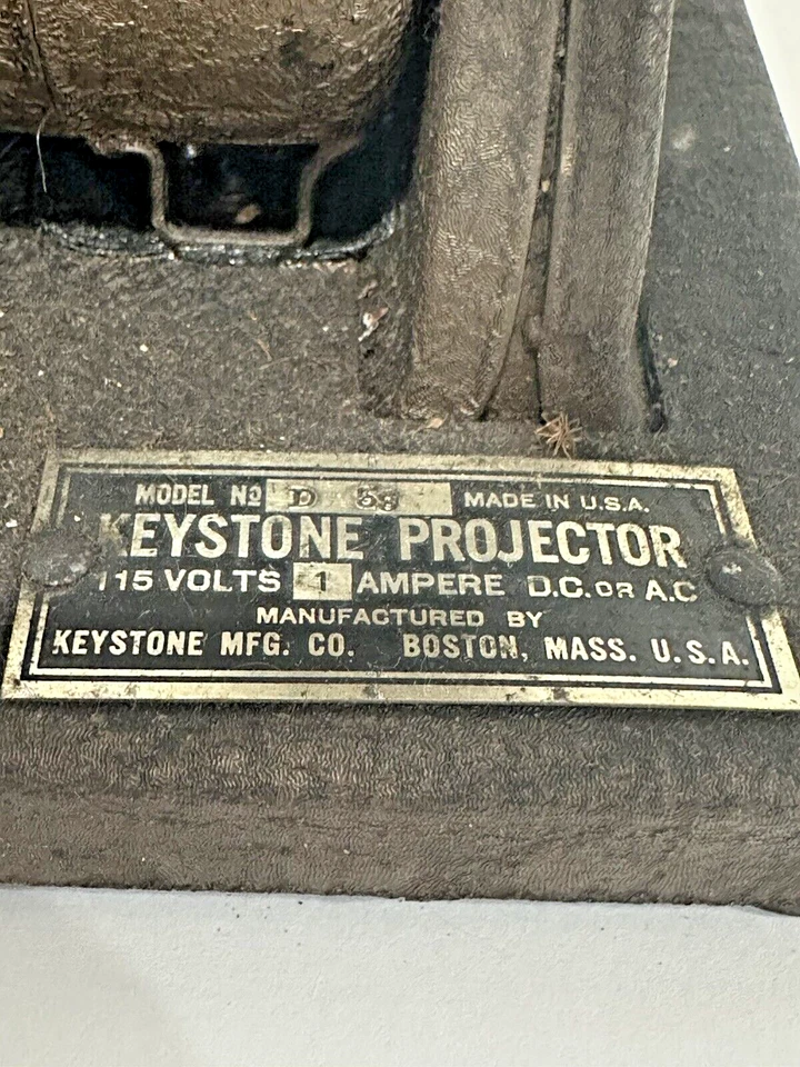 Proyector Keystone 16 mm D-59 de colección RARO Foto 4 de 4