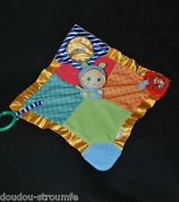 🍀Doudou Plat Luciole PLAYSKOOL 2009 HASBRO Poupée Plaque Dentition Anneau Eveil