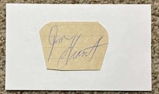 Jim Mudcat Grant signed cut - Indians Twins debut 1958