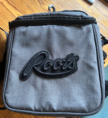 Roots Thermo Brotzeittasche grau 2 Beutel mit Tragegurt