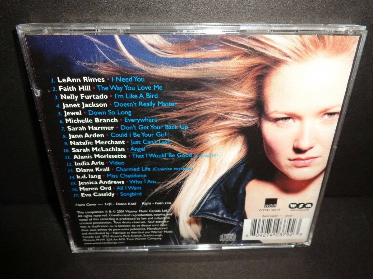 WOMEN & SONGS 5-Rare Collectible CD w/ LeAnn Rimes, k d Lang