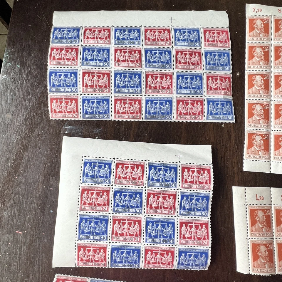 LARGE LOT OF MINT MNH POST WWII GERMANY STAMPS, PARTIAL SHEETS, BLOCKS, SINGLES - Image 4 of 4