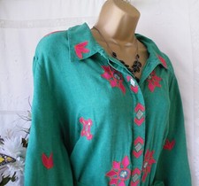 👗***MONSOON PRE-OWNED "EMBROIDERED SHIRT" DRESS SIZE 20***👗