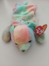 TY BEANIE BABY SAMMY THE TIE DYE BEAR NEW WITH TAGS PE PELLETS