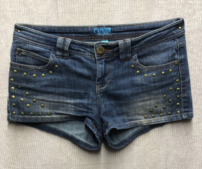 Lamour Juniors Short Shorts Size 9 Studded Vacation