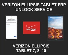 Verizon Ellipsis Tablet Unlock, Go, Ellipsis 7, 8, 10