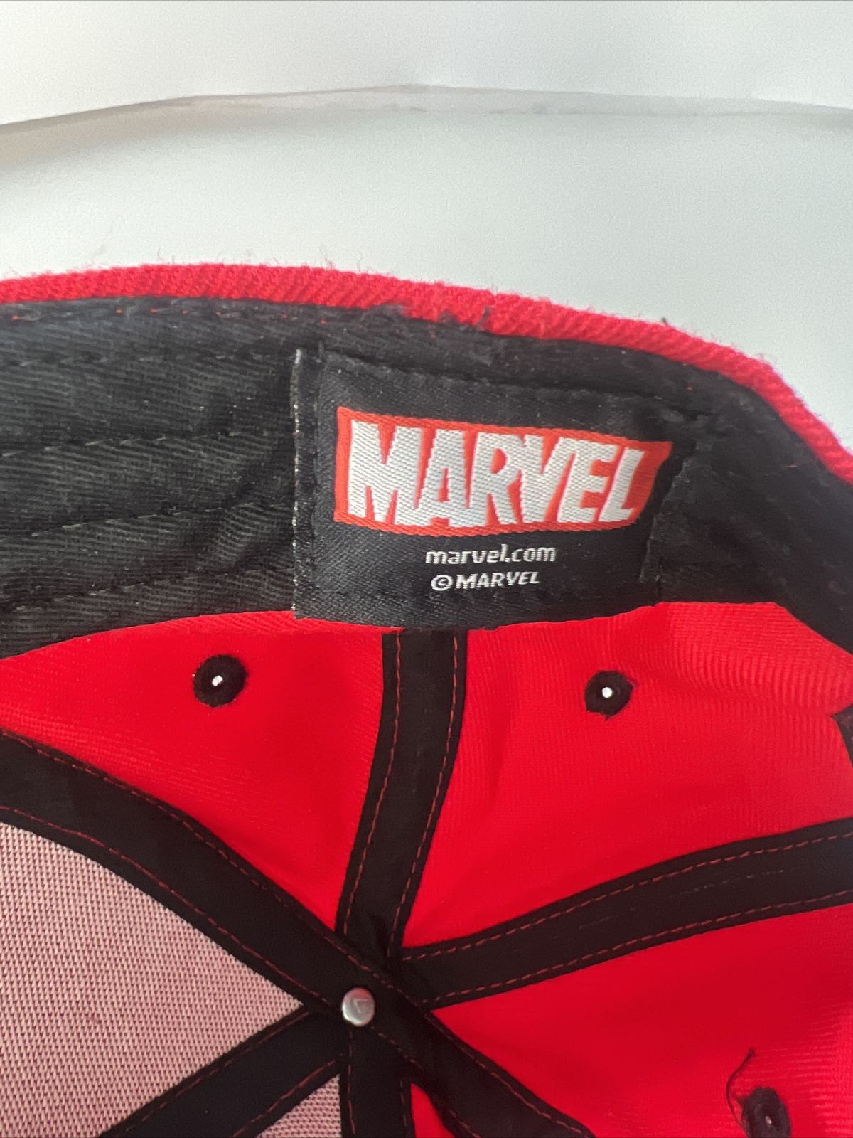 Deadpool Hat Cap Snap Back Red Marvel Comics Embr… - image 10