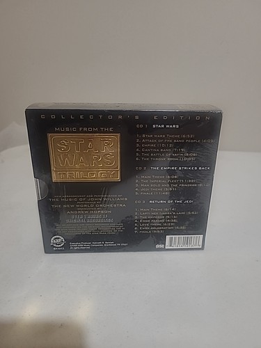 Music from the Star Wars Trilogy 3 CD Set (1999, CD) - New Hope Empire Return - Picture 2 of 2
