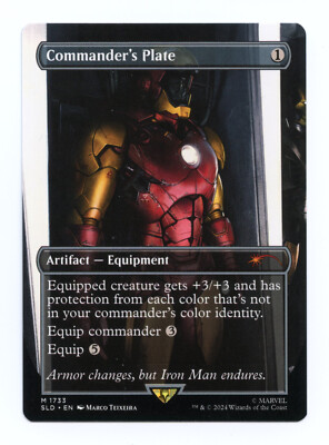 MTG | Commander's Plate | Secret Lair | Marvel | Iron Man | NM | EN