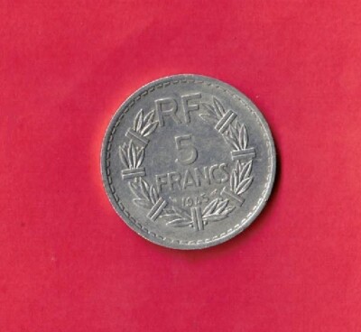 な　フランス　1 FRANCE FRENCH KM888b.1 1945 UNCIRCULATED-UNC BU LARGE ALUMINUM 5