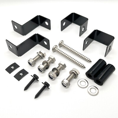 VW Volkswagen Mk3 Euro E-Code Headlight Adapter Mounting Brackets Golf Jetta GTI