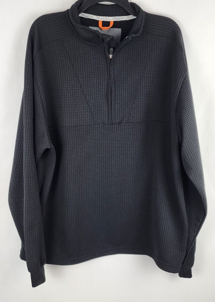 Straight Down Jacket Performance Golf 1/4 Zip Waf… - image 1