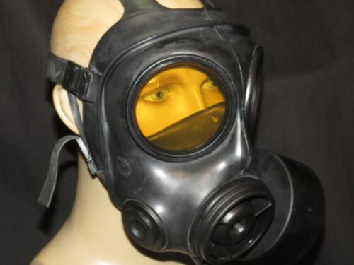 S10 Gasmaske Einzelfilter Orange Tönung 2mm Polycarbonat Gläser. Größe 2 - Bild 2 von 10