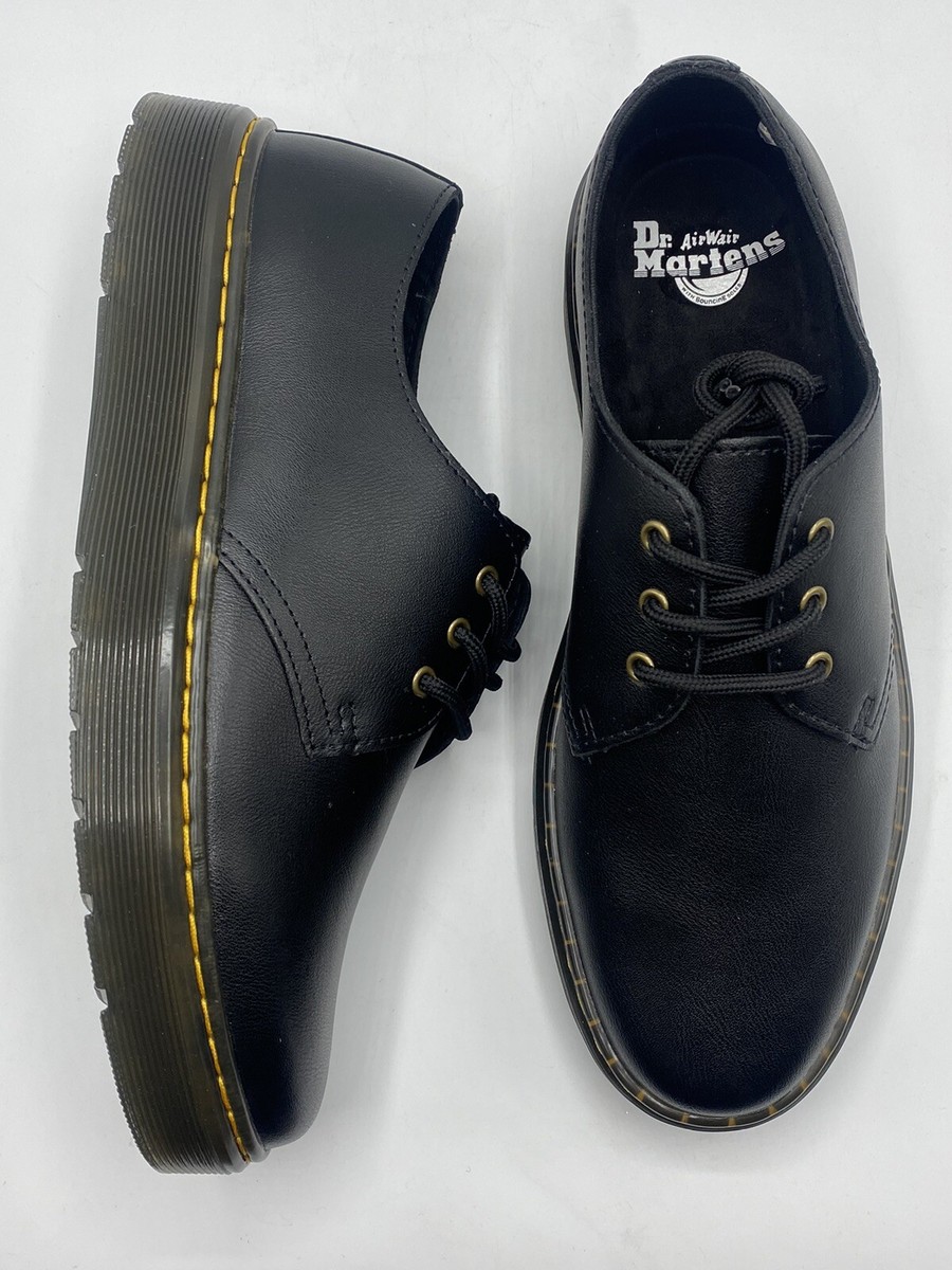 Dr. Martens  Zavala Lo Black Leather Oxford Mens Size 8 Womens Size 9.5 (LA004) Dr. Martens Mens Black Zavalalo LA004 Leather | Mercari main image 3