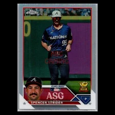 Spencer Strider 2023 Topps Chrome Update All-Star Game #ASGC-45 Atlanta Braves