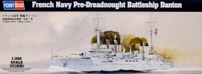 Danton Pre-Dreadnought Battleship Kriegsschiff 1:350 Model Kit Hobby Boss 86503
