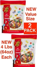 NEW 2 PACKS Jelly Belly Jelly Beans 49 Flavors 2 Packages 4 Lbs Each