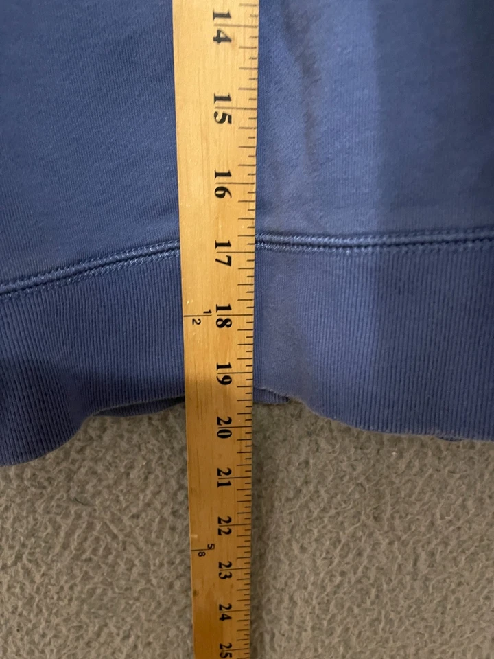 Crewcuts Kids Boys Size Large (10-11) Blue Full Zip-up Long Sleeve Hoodie Foto 4 de 4