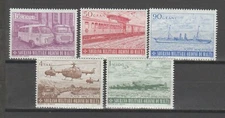 S38967 Smom 1976 MNH Half Di Carry 5v Ships Planes Bus