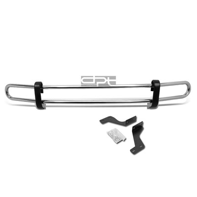 Fit 09-16 Toyota Venza Stainless Steel Double Bar Rear Bumper Protector Guard