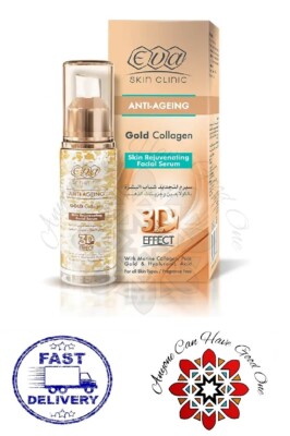 Eva Gesichtsserum Anti-Aging Gold Kollagen verjüngend für alle Hauttypen 30 ml