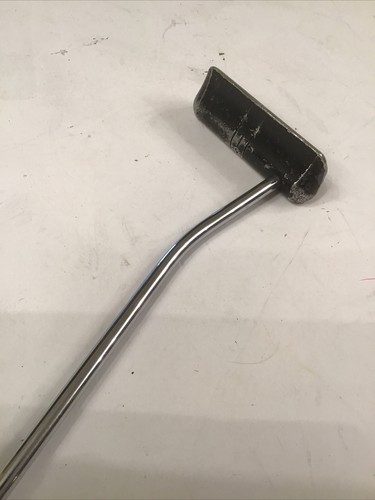 Original TearDrop Pat. Flat Face Putter, RH 35" Golf Club US Grips Prowrap - Picture 6 of 7