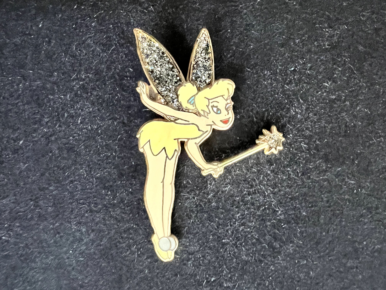 DLR - Tinker Bell - Wand and wings have sparkles - Disney Pin 4302