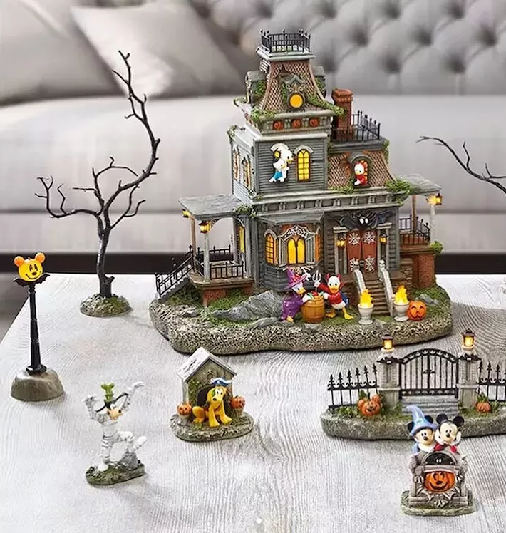 Disney Halloween Village Set, 12-piece