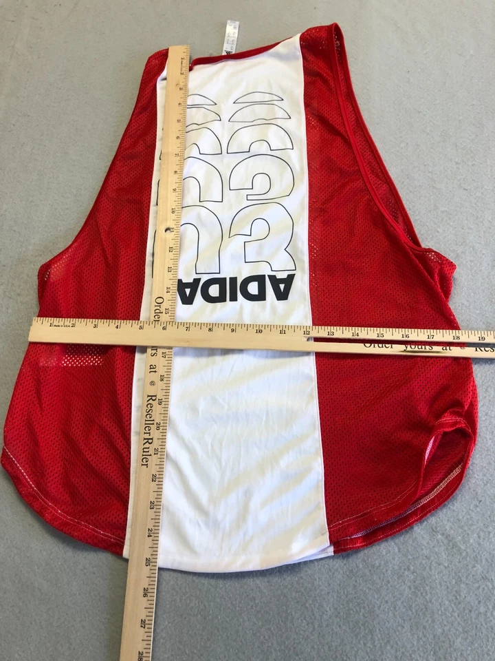 阿迪达斯衬衫男童大码 (14-16) 网眼运动服背心 — 第 4/4 张图片