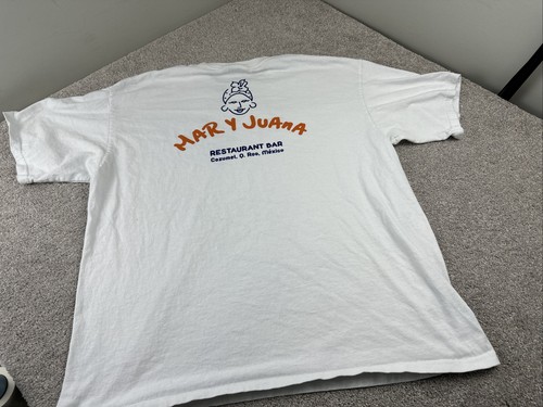 Vintage Mar y Juana Cozumel Mexico Restaurant and Bar 420 Cannabis Weed Shirt - Picture 3 of 6
