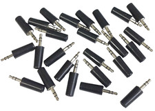  10 3.5mm Stereo Terminal Connectors Solder Type TRS Male Plug Headphone Repair