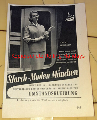 Werbung - Storch-Moden München - Umstandskleidung (Mode, Bekleidung)
