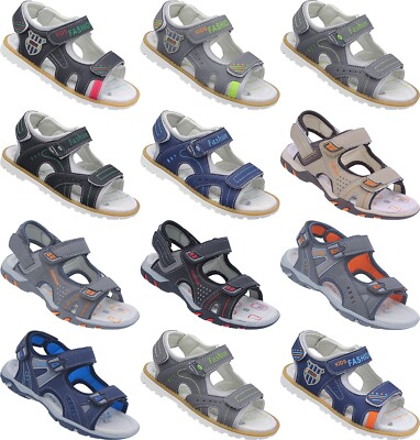 Jungen Sommer Sandalette Trekking Kinder Schuhe Sandale Art.- Nr. A6090