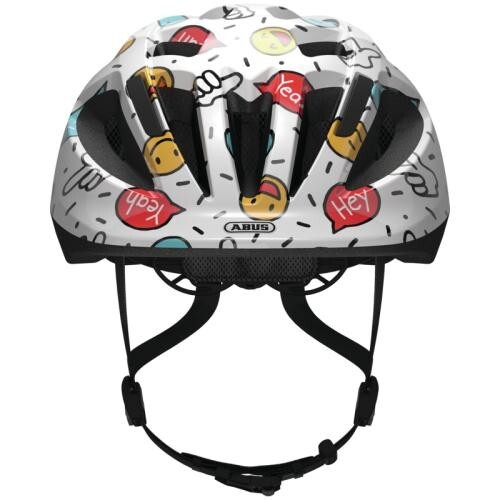 Casque vélo enfant blanc ABUS Smooty M idéal pour les balades quotidiennes en famille - 2