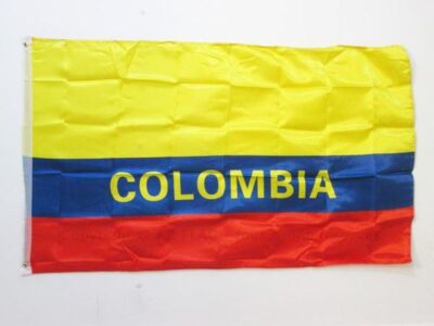 BANDIERA COLOMBIA 150x90cm RASO - BANDIERA COLOMBIANA 90 x 150 cm - AZ FLAG