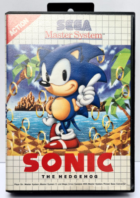 Sonic the Hedgehog - SEGA Master System mit OVP / ohne Anleitung - PAL