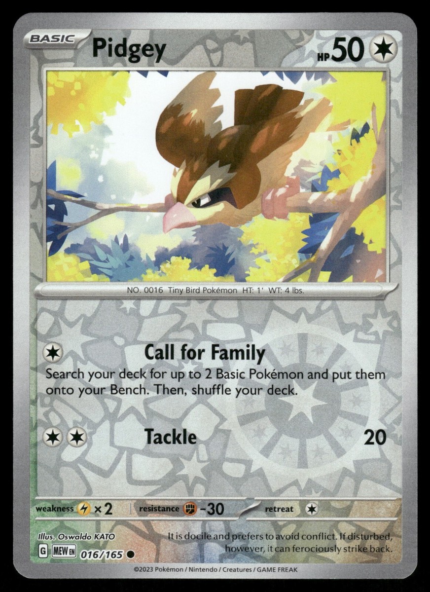 check value of pokemon card 401 Games Canada - Pidgey - 85/110 - Common